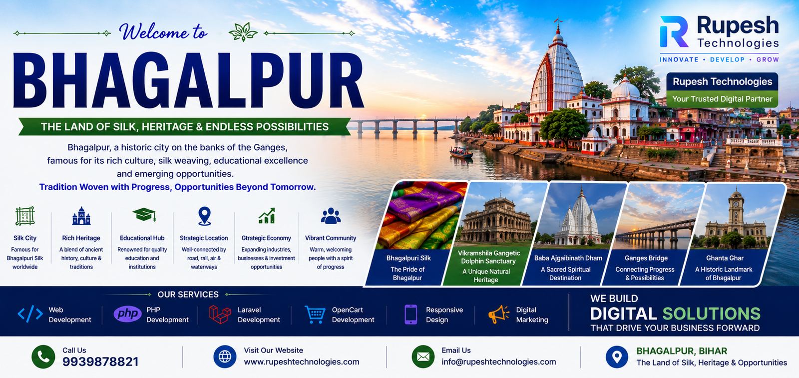 Rupesh Technologies — Web Development Services in Bhagalpur