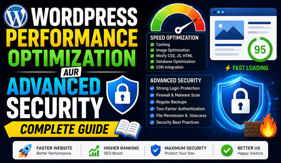 WordPress Performance Optimization Aur Advanced Security &mdash; Complete Guide